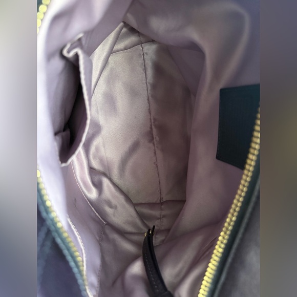 Coach Brooke Hobo Plum Pebbled Leather Gold Hardware Excellent Condition - Picture 7 of 8